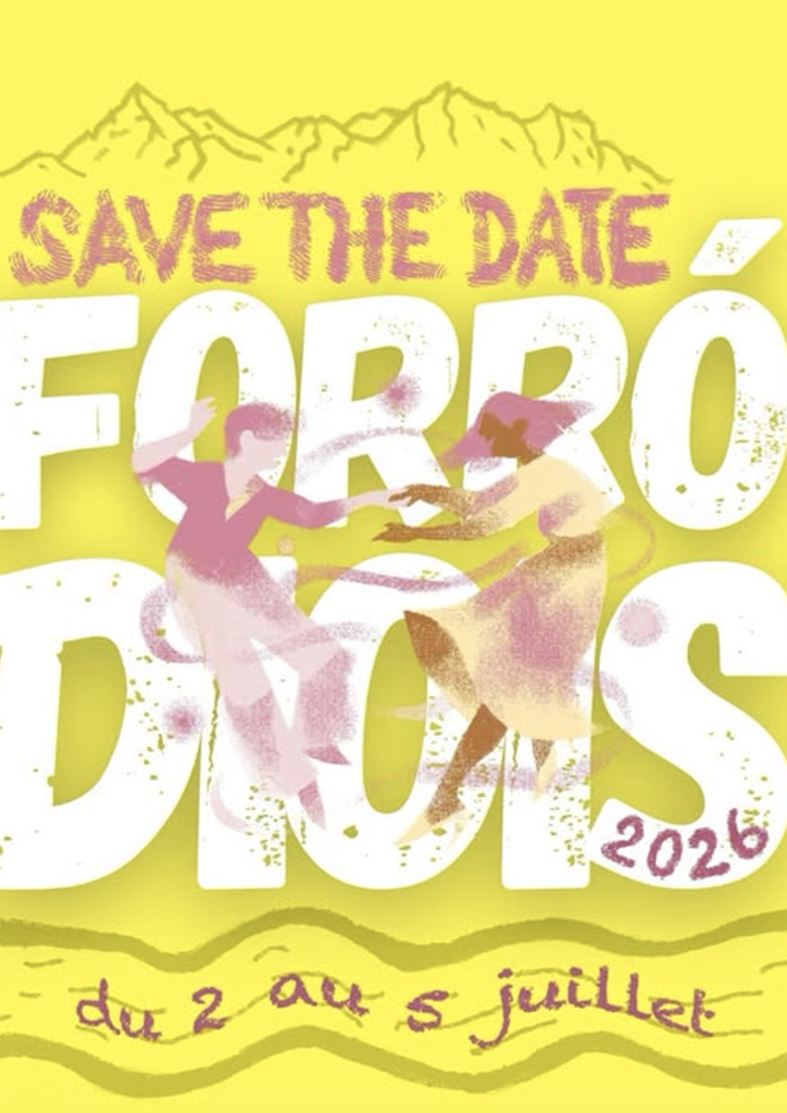 Bal de Forró Diois du 2 au 5 juillet 2026 à Châtillon-en-Diois en Drôme. Festival de danse brésilienne.