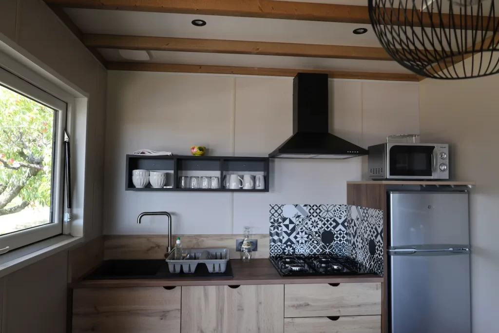 interieur valterra Lodge Archiane cuisine 35M2 Chatillon en diois