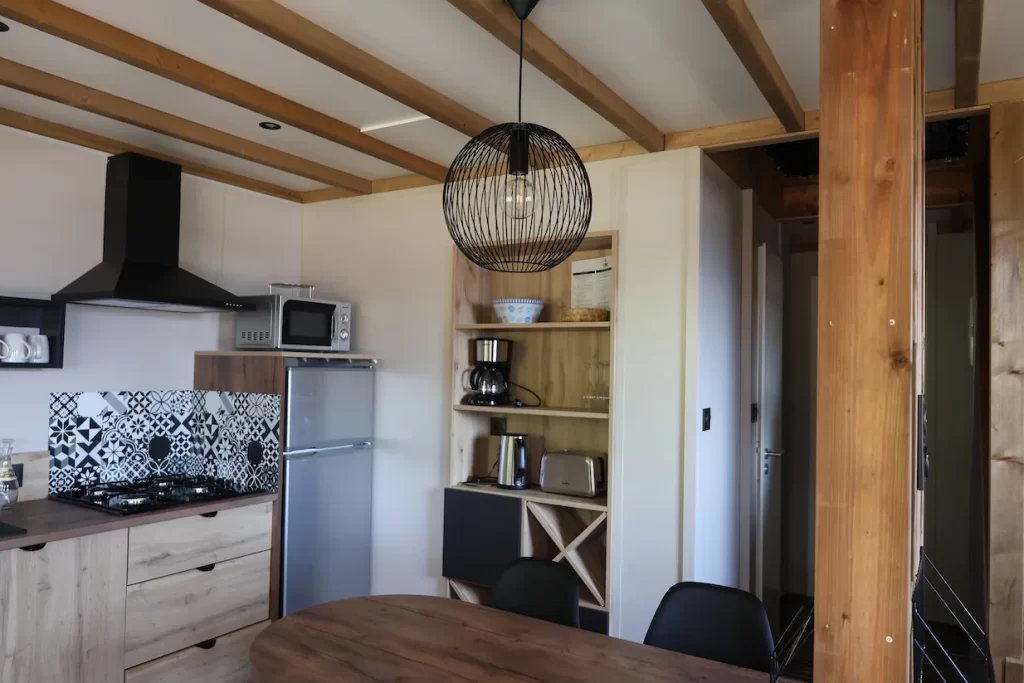 interieur valterra Lodge Archiane cuisine salon 35M2 Chatillon en diois