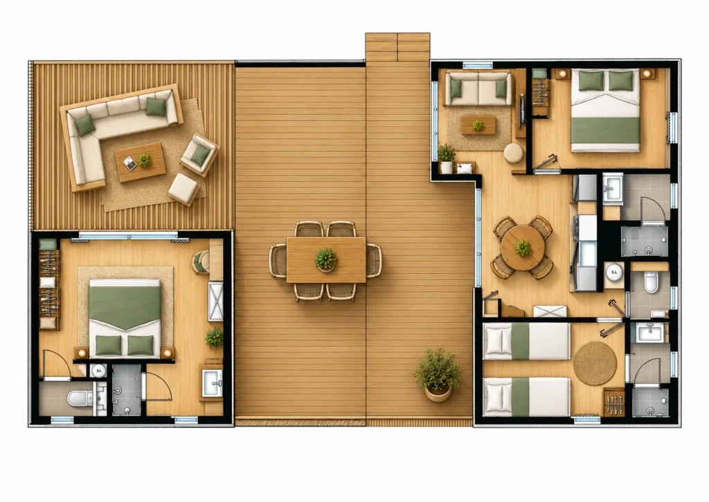 plan ambane Valterra Lodges